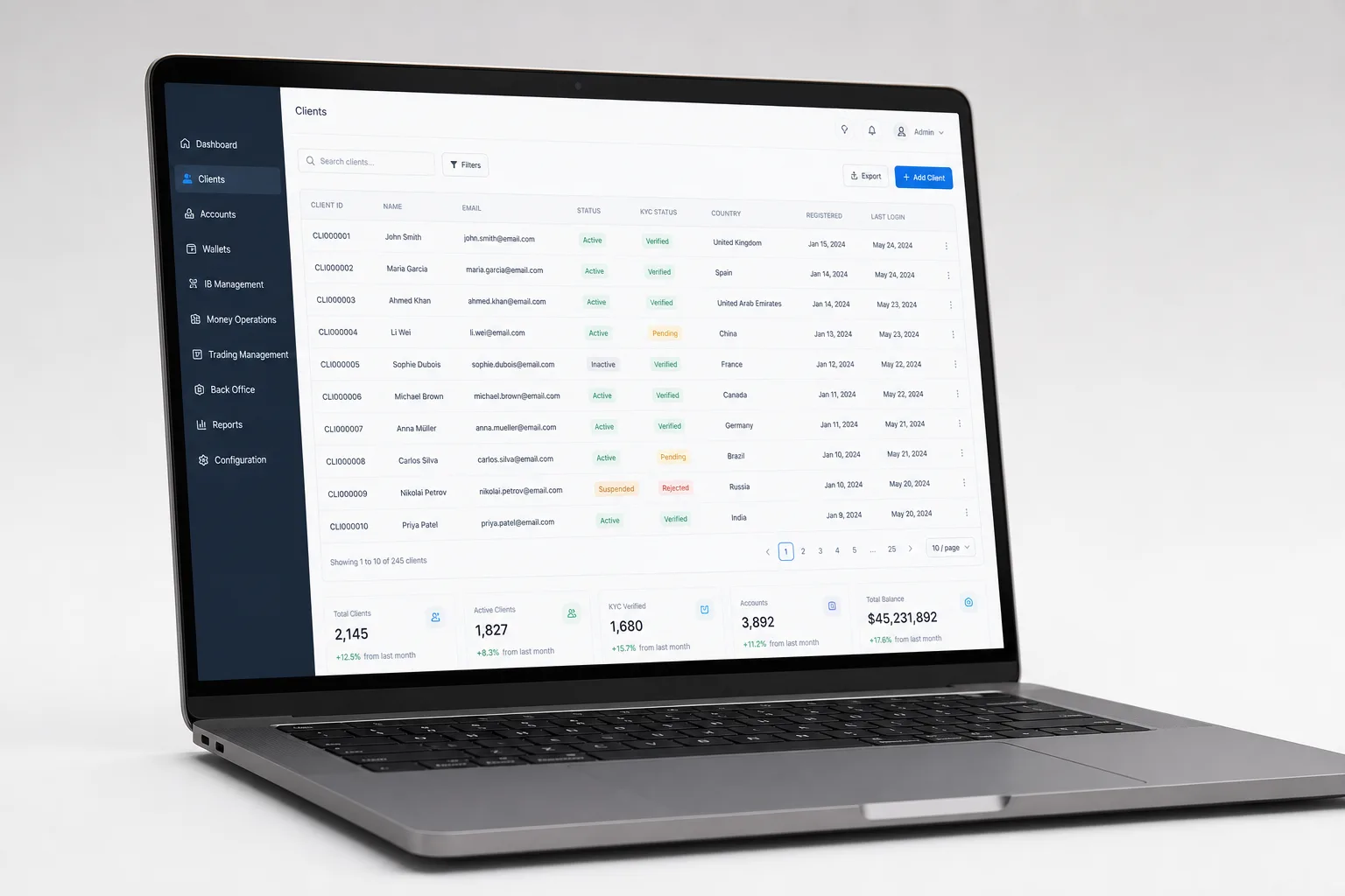Brokeragecheap mobile CRM and client onboarding